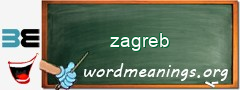 WordMeaning blackboard for zagreb